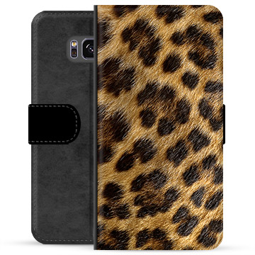 Bolsa tipo Carteira para Samsung Galaxy S8 - Leopardo