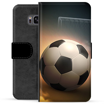 Bolsa tipo Carteira para Samsung Galaxy S8 - Futebol