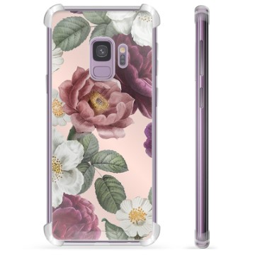 Capa Híbrida para Samsung Galaxy S9  - Flores Românticas