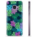 Capa de TPU para Samsung Galaxy S9  - Flores Tropicais