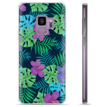 Capa de TPU para Samsung Galaxy S9  - Flores Tropicais