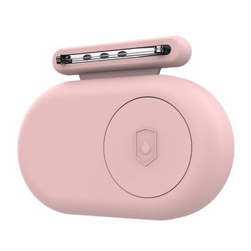 Capa de silicone estilo broche para Samsung Galaxy SmartTag2 - Rosa