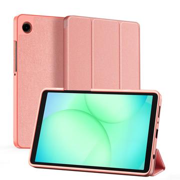 Bolsa tipo Folio Smart Tri-fold Samsung Galaxy Tab A11 Dux Ducis Domo - Cor-de-Rosa
