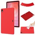 Capa de silicone líquida para Samsung Galaxy Tab S11 - Vermelho