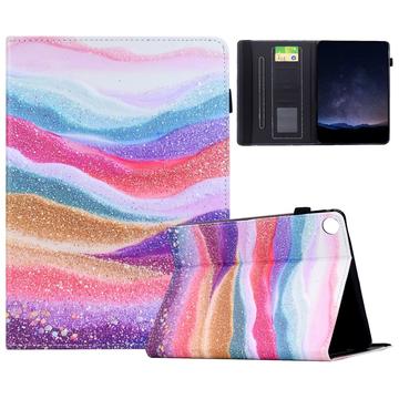 Capa Folio Inteligente para Samsung Galaxy Tab A11/A9 - Areia do Arco-Íris