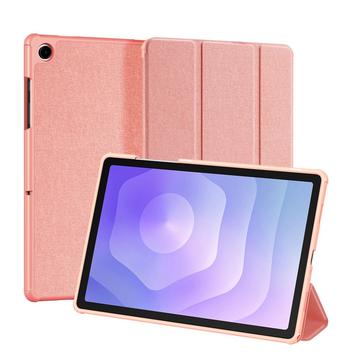 Bolsa tipo Folio Smart Tri-fold Samsung Galaxy Tab A11+ Dux Ducis Domo - Cor-de-Rosa