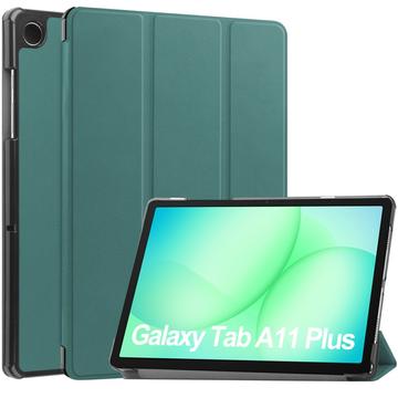 Capa Smart Folio Série Tri-Fold para Samsung Galaxy Tab A11+ - Verde escuro