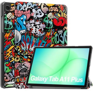 Capa Smart Folio Série Tri-Fold para Samsung Galaxy Tab A11+ - Grafite