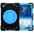 Capa com Alça Heavy Duty 360 para Samsung Galaxy Tab A8 10.5 (2021) - Azul / Preto