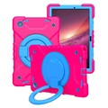 Capa com Alça Heavy Duty 360 para Samsung Galaxy Tab A8 10.5 (2021) - Cor-de-Rosa Forte / Azul