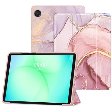 Samsung Galaxy Tab A9/A11 Tech-Protect SmartCase Capa dobrável tripla - Mármore