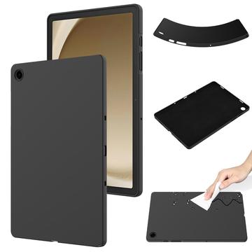 Capa de silicone líquida para Samsung Galaxy Tab A9+/A11+ - Preto