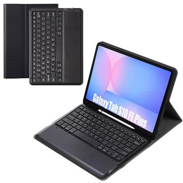 Bolsa com Teclado Bluetooth para Samsung Galaxy Tab S10 FE+ - Preto
