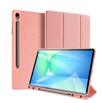 Bolsa tipo Folio Smart Tri-fold Samsung Galaxy Tab S10 FE+ Dux Ducis Domo - Cor-de-Rosa