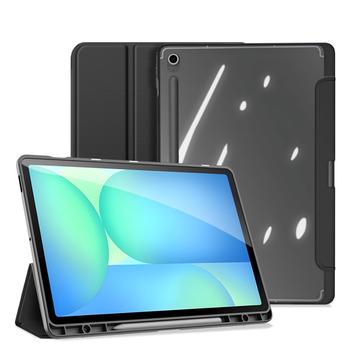 Bolsa Fólio Inteligente Tri-Fold Dux Ducis Toby para Samsung Galaxy Tab S10 FE+ - Preto