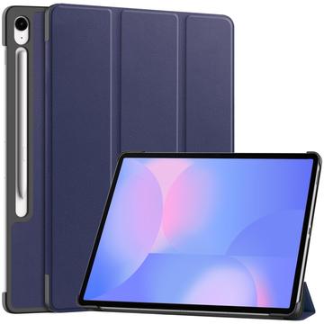 Capa Smart Folio Série Tri-Fold para Samsung Galaxy Tab S10 FE+ - Azul Escuro