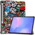 Capa Smart Folio Série Tri-Fold para Samsung Galaxy Tab S10 FE+ - Graffiti