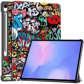 Capa Smart Folio Série Tri-Fold para Samsung Galaxy Tab S10 FE+ - Graffiti