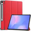 Capa Smart Folio Série Tri-Fold para Samsung Galaxy Tab S10 FE+ - Vermelho