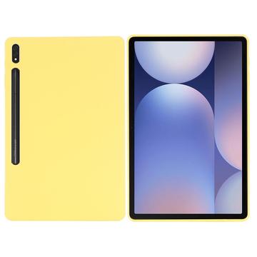 Capa de Silicone Líquido para Samsung Galaxy Tab S10+ - Amarelo