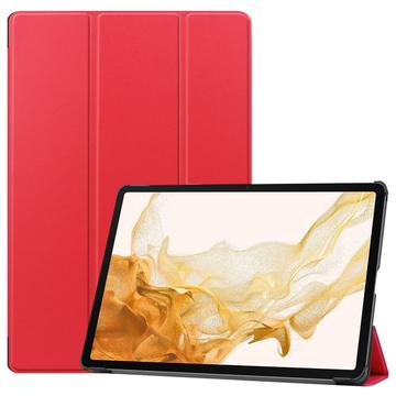 Bolsa Fólio Inteligente Tri-Fold para Samsung Galaxy Tab S10+ - Vermelho