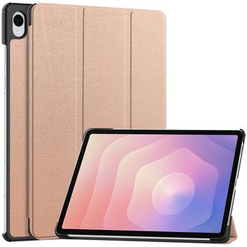 Capa Smart Folio Série Tri-Fold para Samsung Galaxy Tab S11 - Cor-de-Rosa Dourado