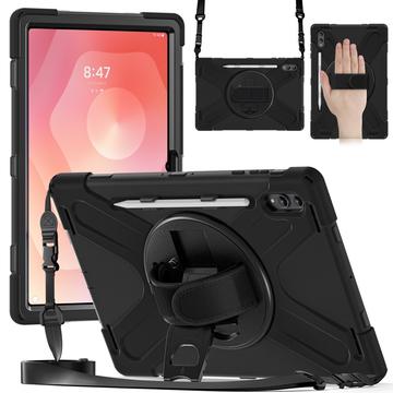 Capa com Alça Heavy Duty 360 para Samsung Galaxy Tab S11 Ultra - Preto