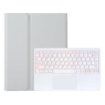 Capa de teclado Bluetooth para Samsung Galaxy Tab S11 Ultra com Touchpad - Cinzento