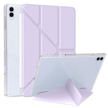 Capa Folio para Samsung Galaxy Tab S11 Ultra Origami Stand - Roxo claro