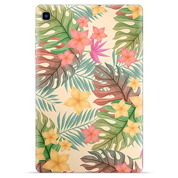 Capa de TPU - Samsung Galaxy Tab S6 Lite 2020/2022 - Flores Cor-de-rosa