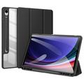 Bolsa Fólio Inteligente Tri-Fold Dux Ducis Toby para Samsung Galaxy Tab S9 FE - Preto