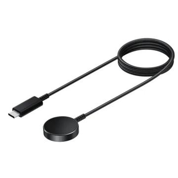 Carregador sem fios rápido para Samsung Galaxy Watch EP-OR900BBE - USB-C - A granel - Preto
