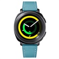 Bracelete de Pele para Samsung Galaxy Watch4/Watch4 Classic - Azul