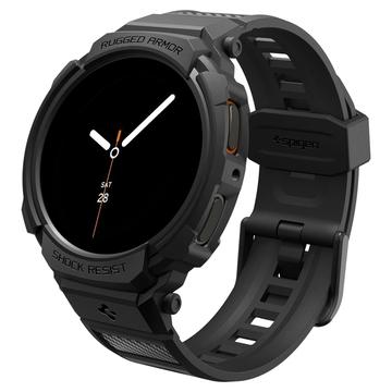 Capa de TPU Spigen Rugged Armor Pro para Samsung Galaxy Watch8 - 44mm - Preto