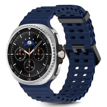 Correia de TPU Tech-Protect Iconband Pro para Samsung Galaxy Watch8/Watch8 Classic - 40/44/46mm - Azul