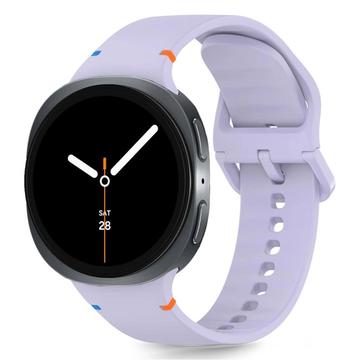 Samsung Galaxy Watch8/Watch8 Classic Bracelete de silicone Tech-Protect - 40mm/44mm/46mm - Roxo Elegante