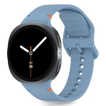 Samsung Galaxy Watch8/Watch8 Classic Bracelete de silicone Tech-Protect - 40mm/44mm/46mm - Azul Bebé