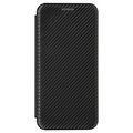 Bolsa Flip para Samsung Galaxy Xcover 5 - Fibra de Carbonoe - Preta