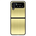 Capa Híbrida de Aço Inoxidável para Samsung Galaxy Z Flip4 5G - Dourado