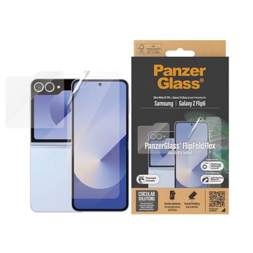 Conjunto de proteção de ecrã Samsung Galaxy Z Flip6/Z Flip7 FE PanzerGlass FlipFoldFlex