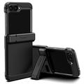 Capa Spigen Tough Armor Pro para Samsung Galaxy Z Flip6/Z Flip7 FE - Preto