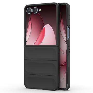 Capa de TPU Rugged para Samsung Galaxy Z Flip7 - Preto