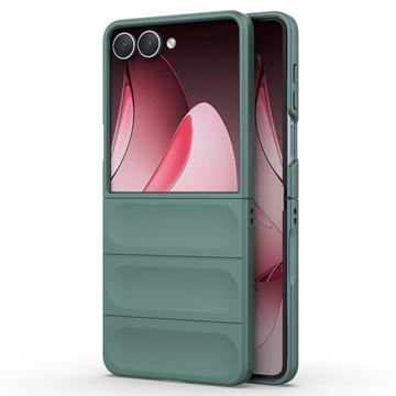 Capa de TPU Rugged para Samsung Galaxy Z Flip7 - Verde