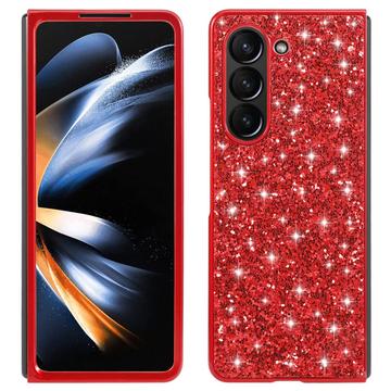 Capa Híbrida Glitter Series para Samsung Galaxy Z Fold6 - Vermelho