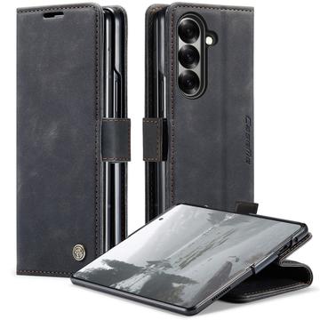 Bolsa Tipo Carteira Caseme 013 Series para Samsung Galaxy Z Fold7 - Preto