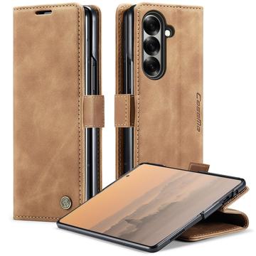 Bolsa Tipo Carteira Caseme 013 Series para Samsung Galaxy Z Fold7 - Castanho