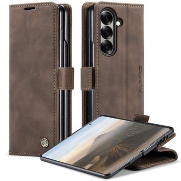 Bolsa Tipo Carteira Caseme 013 Series para Samsung Galaxy Z Fold7 - Café
