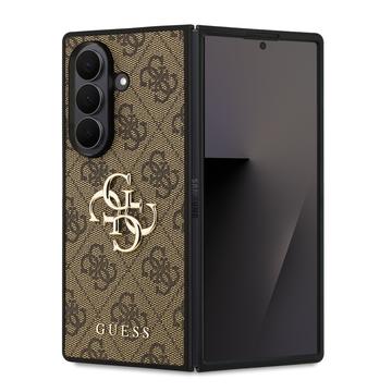 Capa Híbrida Guess 4G Big Metal Logo para Samsung Galaxy Z Fold7 - Castanho