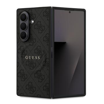 Capa com anel colorido Guess 4G para Samsung Galaxy Z Fold7 - Compatível com MagSafe - Preto