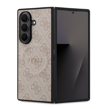 Capa com anel colorido Guess 4G para Samsung Galaxy Z Fold7 - Compatível com MagSafe - Cor-de-Rosa